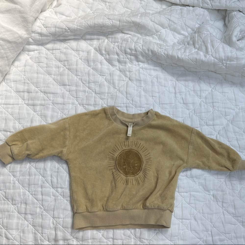 Rylee + Cru Tan Sunburst Sweatshirt
